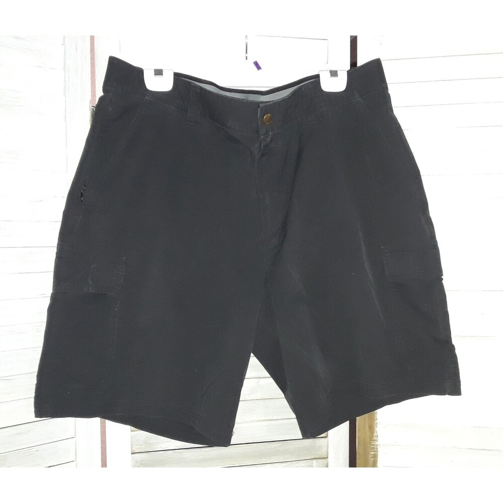 ORVIS Tech Cargo Shorts Size 38 Stretch Durable Comfort Hiking Outdoor Black